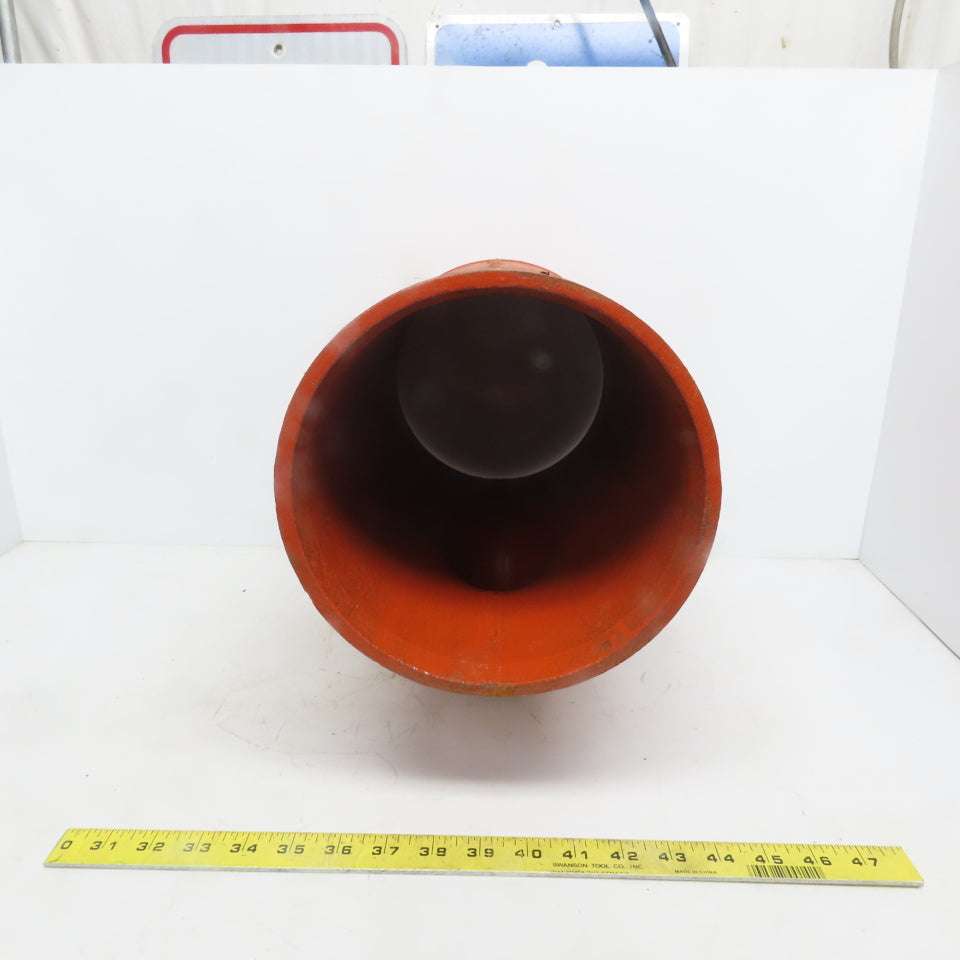 Victaulic No. 25 8x8x3 Reducing Tee Grooved End Ductile Iron Fitting