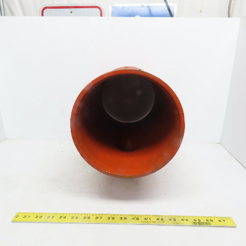 Victaulic No. 25 8x8x3 Reducing Tee Grooved End Ductile Iron Fitting
