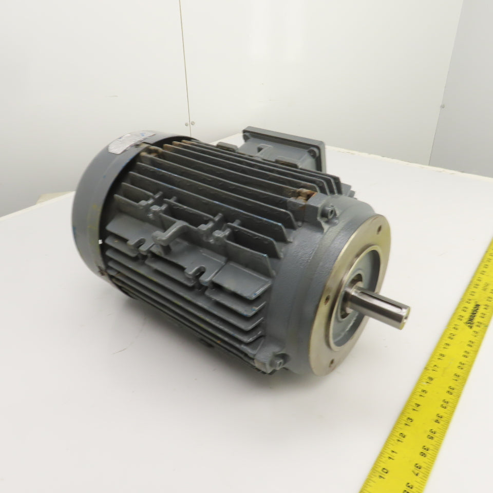 P. Bacci FC132MFECC 7/10HP AC Electric Motor 1640/3360RPM 380V 3PH 60HZ W/Brake