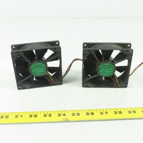 Panaflo 3E24A0-SA DC Brushless 3Pin Cooling Fan 24VDC Lot Of 2