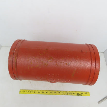 Victaulic No. 25 8x8x4 Reducing Tee Grooved End Ductile Iron Fitting