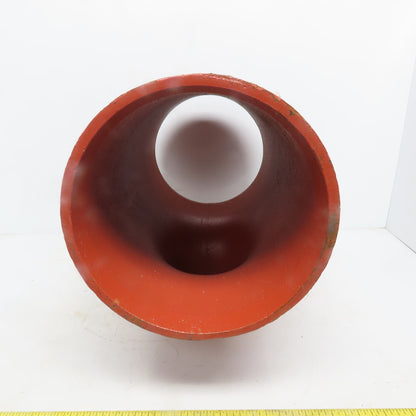 Victaulic No. 25 8x8x4 Reducing Tee Grooved End Ductile Iron Fitting