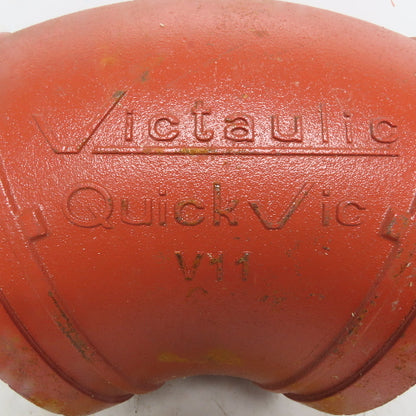 Victaulic V11 8" 45° Elbow Grooved End Ductile Iron Fitting 400PSI