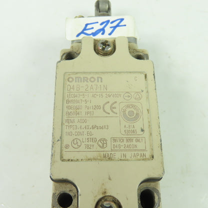 Omron D4B-2A71N Roller Plunger Limit Switch 400V 2A