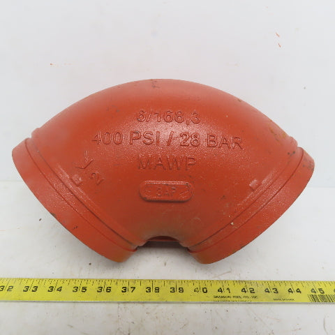 Victaulic V10 6" 90° Elbow Grooved End Ductile Iron Fitting 400PSI