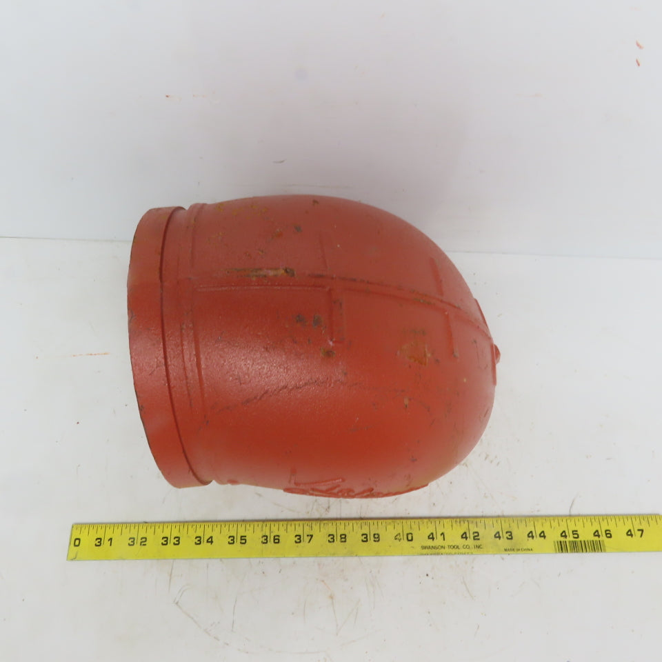 Victaulic V10 6" 90° Elbow Grooved End Ductile Iron Fitting 400PSI