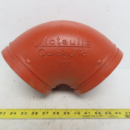 Victaulic V10 6" 90° Elbow Grooved End Ductile Iron Fitting 400PSI