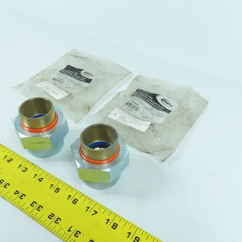 Proflo PFXCCS55 1-1/4" FIP x 1-1/4" Sweat Dielectric Union Lot Of 2