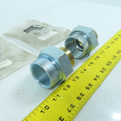 Proflo PFXCCS55 1-1/4" FIP x 1-1/4" Sweat Dielectric Union Lot Of 2