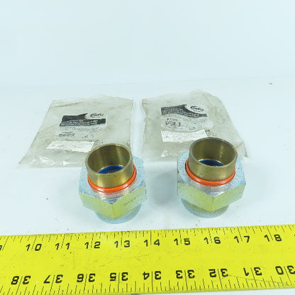 Proflo PFXCCS55 1-1/4" FIP x 1-1/4" Sweat Dielectric Union Lot Of 2