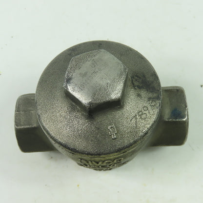 Bivco CF8M 3/4" Stainless Steal Swing Check Valve