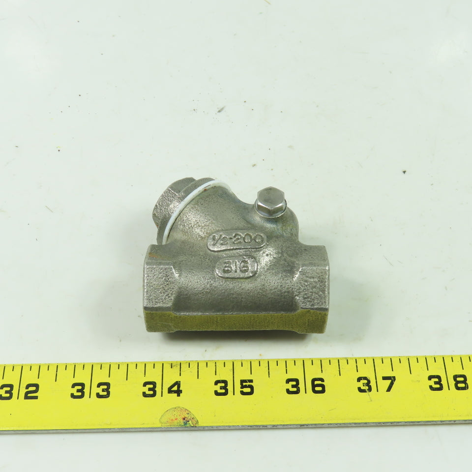 Watts 1/2-200 316 Swing Check Valve Stainless Steel