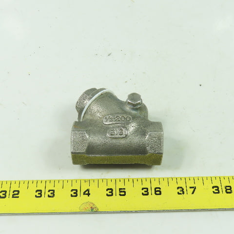 Watts 1/2-200 316 Swing Check Valve Stainless Steel
