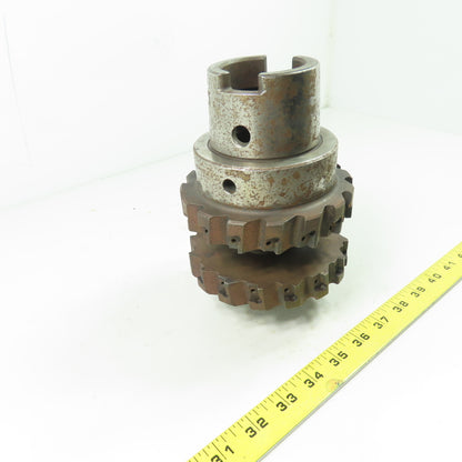 5" Double Indexable Mill Cutter Tool Holder Quick Change Bore