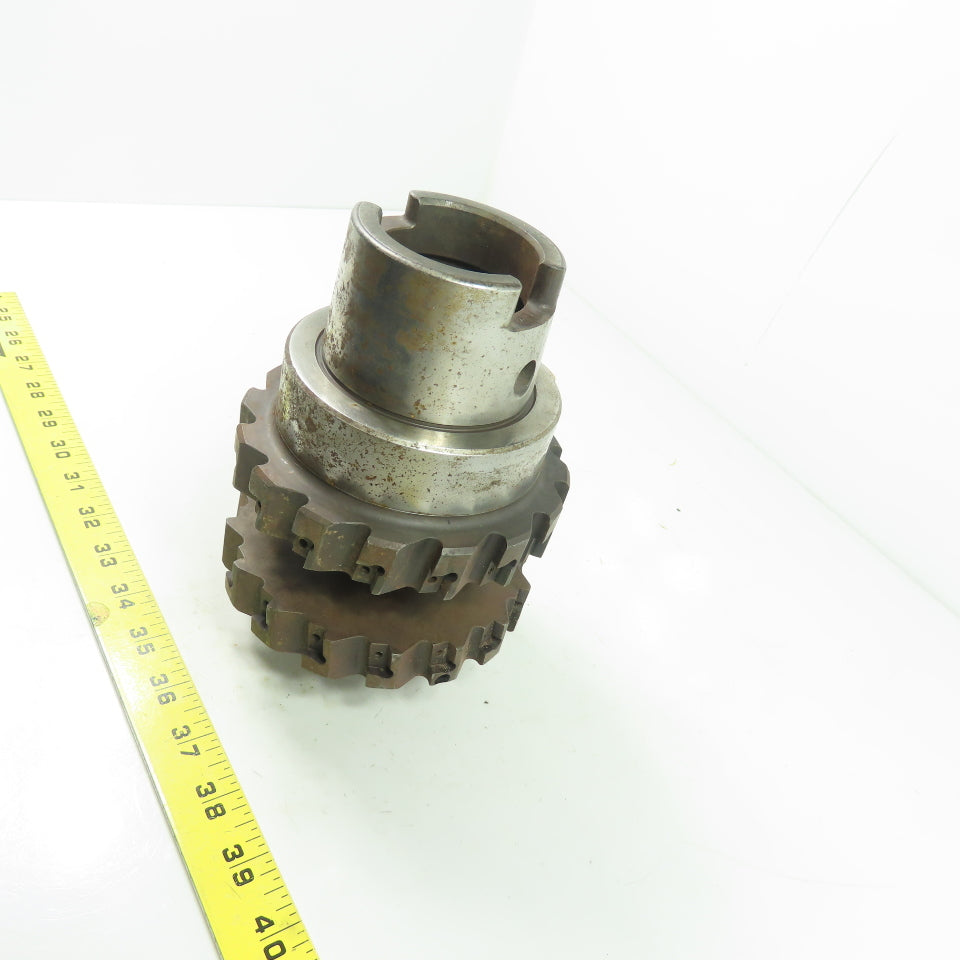 5" Double Indexable Mill Cutter Tool Holder Quick Change Bore