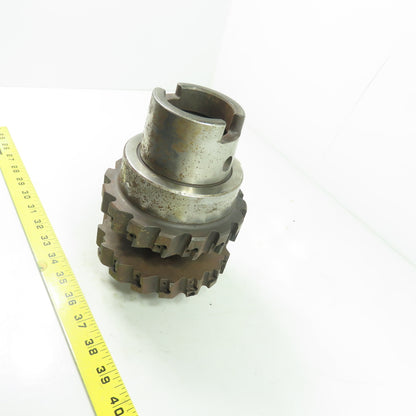 5" Double Indexable Mill Cutter Tool Holder Quick Change Bore