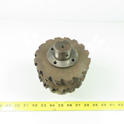 5" Double Indexable Mill Cutter Tool Holder Quick Change Bore