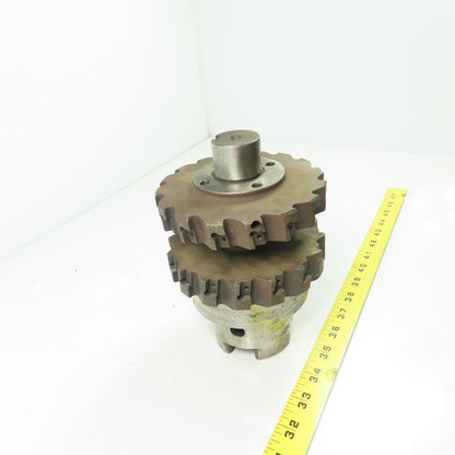 5" Double Indexable Mill Cutter Tool Holder Quick Change Bore