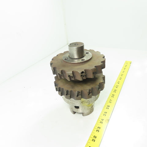 5" Double Indexable Mill Cutter Tool Holder Quick Change Bore