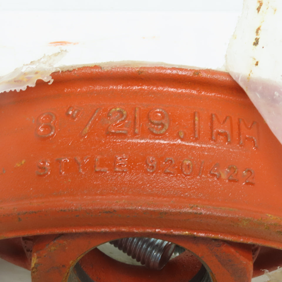 Victaulic 920/422 8x2 Mechanical T Bolted Branch Outlet Ductile Iron No Nuts