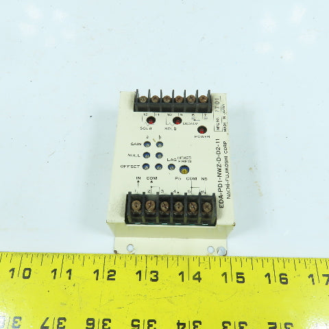 Nachi EDA-PD1-NWZ-D-D2-11 Amplifier for Proportional Valve