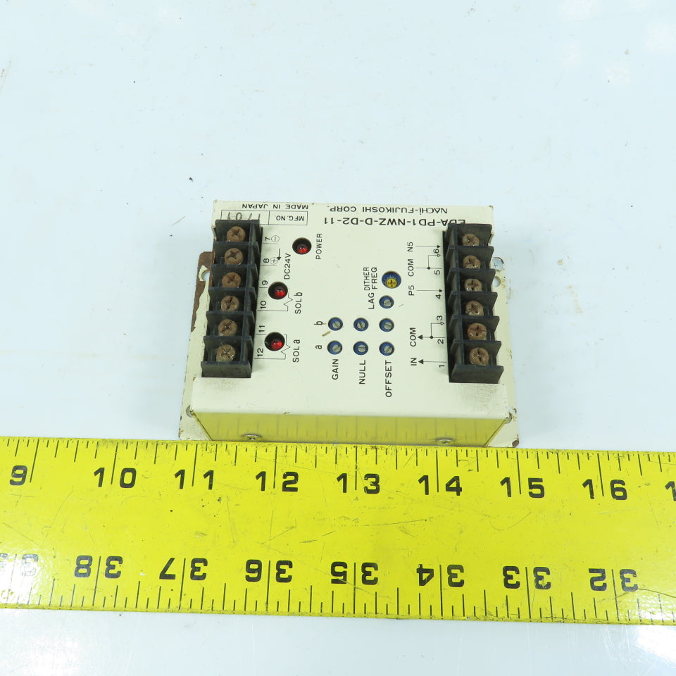 Nachi EDA-PD1-NWZ-D-D2-11 Amplifier for Proportional Valve
