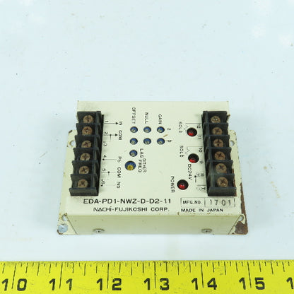 Nachi EDA-PD1-NWZ-D-D2-11 Amplifier for Proportional Valve