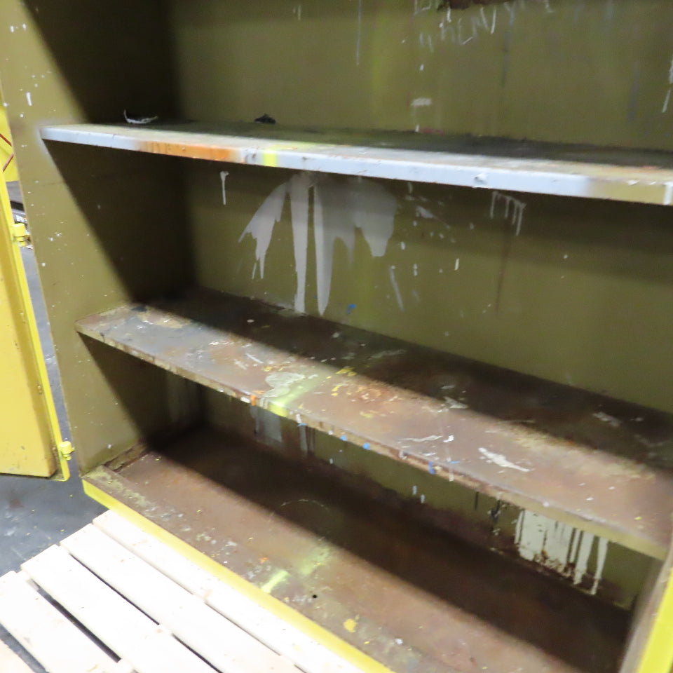 60 Gallon Flammable Storage Cabinet 2 Shelf 56" x 18" x 58" Tall No Seal