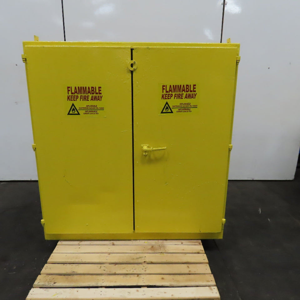 60 Gallon Flammable Storage Cabinet 2 Shelf 56" x 18" x 58" Tall No Seal