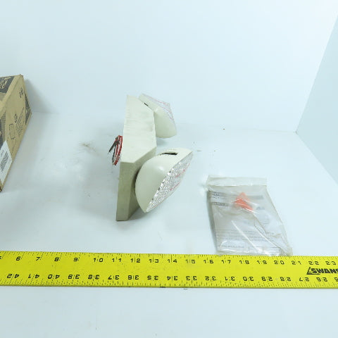 Lithonia 210LA2 EU2LEDM12 LED Emergency Lighting Unit & Battery (White) 120/277V