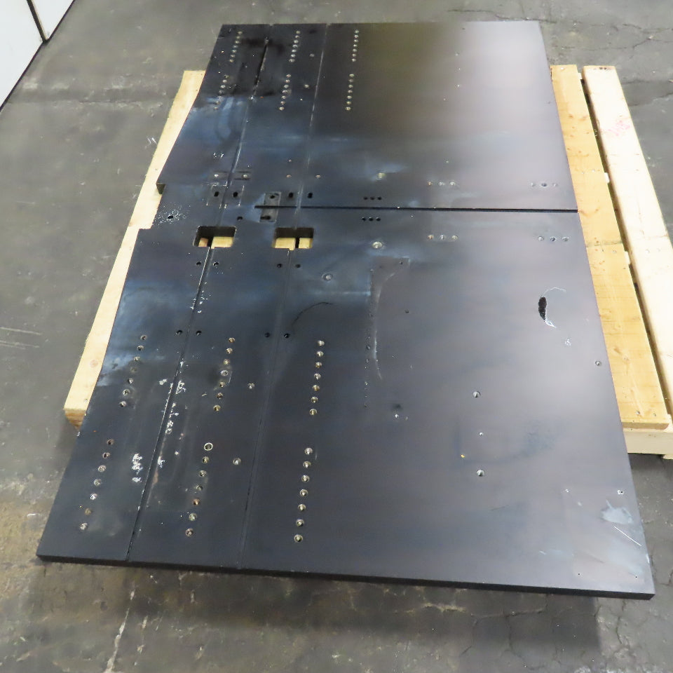 64" x 37" x 1-1/4" Thick Jig Fixture Plate Anodized Alloy