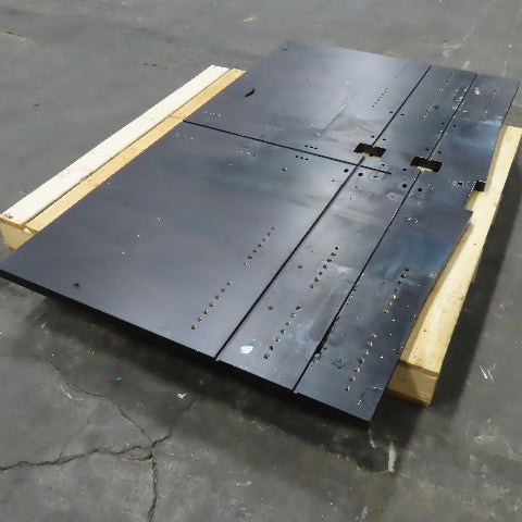 64" x 37" x 1-1/4" Thick Jig Fixture Plate Anodized Alloy