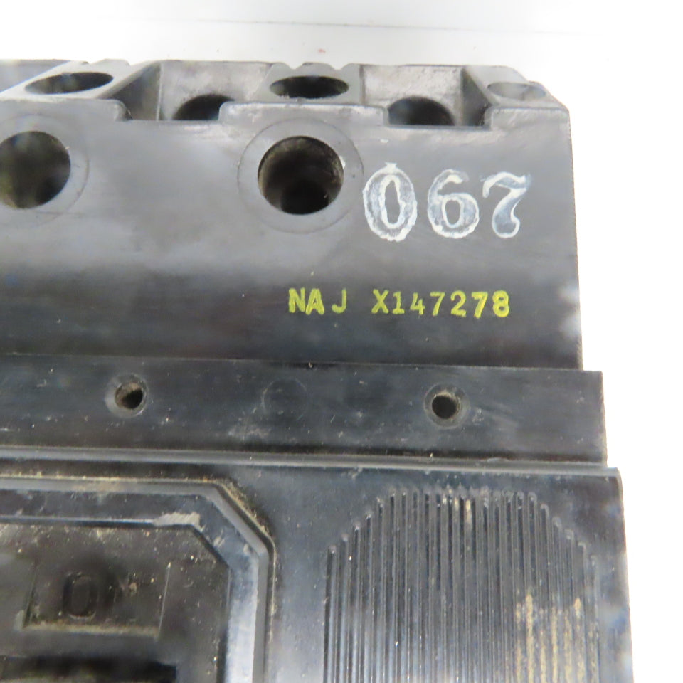 ITE X147278 Vintage 600V 10A 3 Pole Adjustable Trip Molded Case Circuit Breaker
