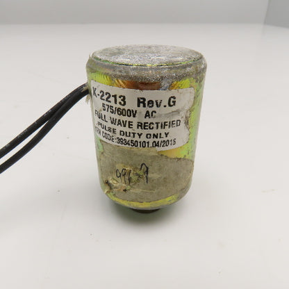 K-2213 575/600V AC Full Wave Rectified Pulse Duty Solenoid