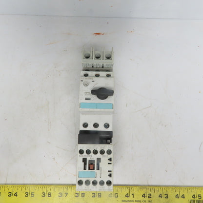 Siemens 3RV1021-4CA10 Motor Starter W/3RT1017-1AK61 Contactor