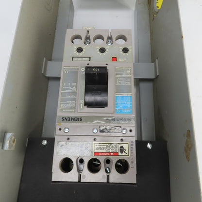 Siemens BFC4250 I-T-E 250 Amp Bus Plug Tap Switch 600VAC 3PH 4W W/ 150A Breaker
