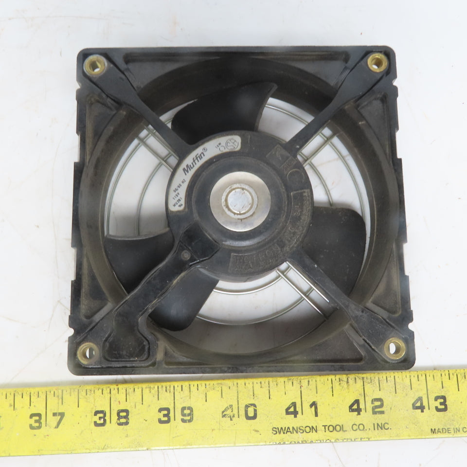 Rotron Inc. Muffin MU2B1 AC Cooling Fan 115V 14W 4-3/8" Diameter W/Grill