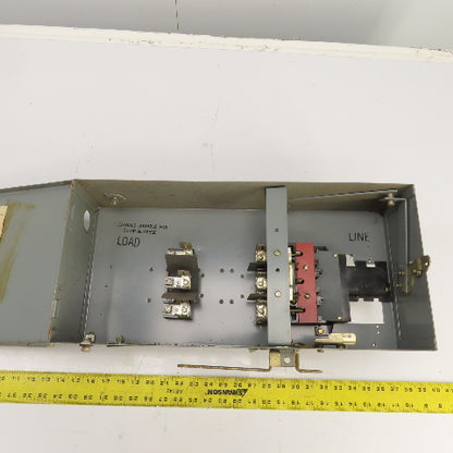 Westinghouse 2528D46G03 I-T-E 60 Amp Fusible Bus Plug Tap Switch 600VAC 3PH 3W