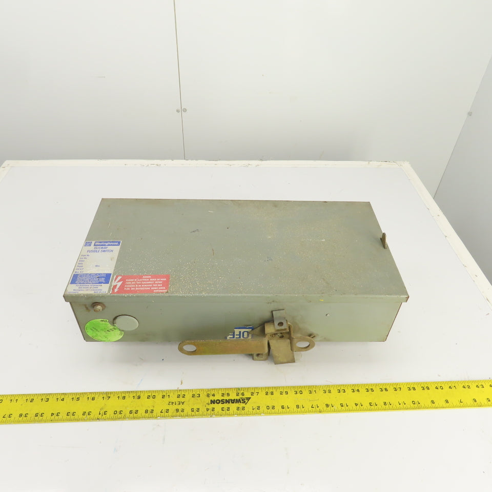Westinghouse 2528D46G03 I-T-E 60 Amp Fusible Bus Plug Tap Switch 600VAC 3PH 3W
