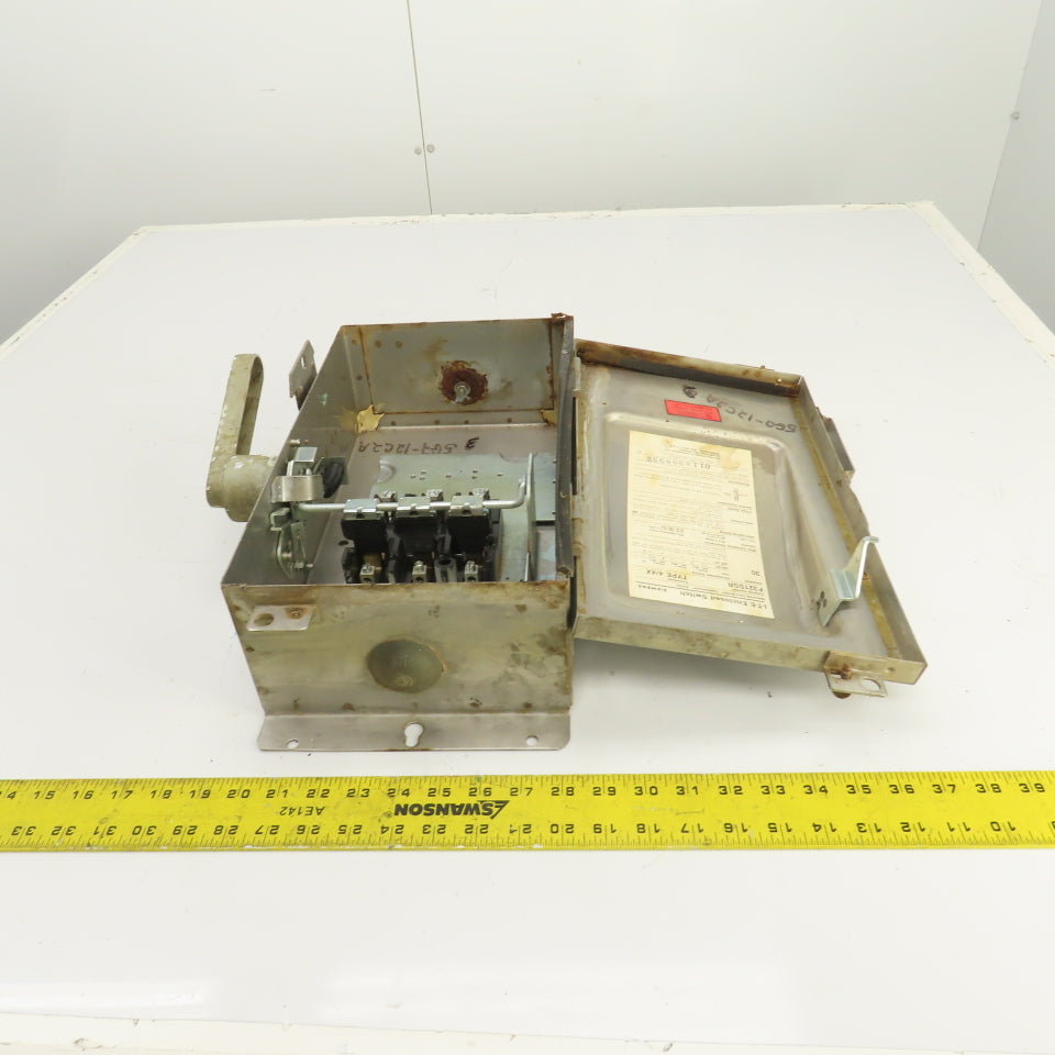 Siemens F321SSR 30A Stainless Steel Safety Disconnect Switch 240V 4/4X Enc.