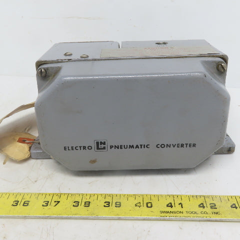 Leeds & Northrup 10970-4 Electro-Pneumatic Converter 20PSI