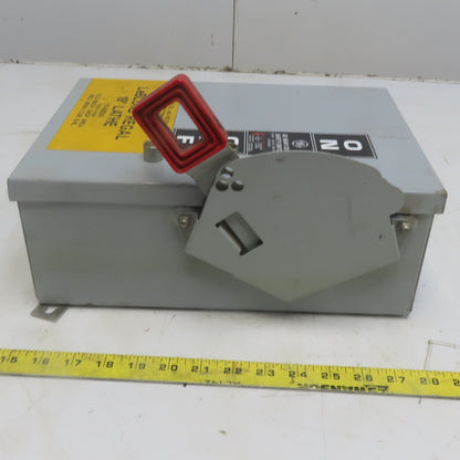 Ge General Electric THN3361J Non Fused Disconnect Switch 30A 600V 3 Pole
