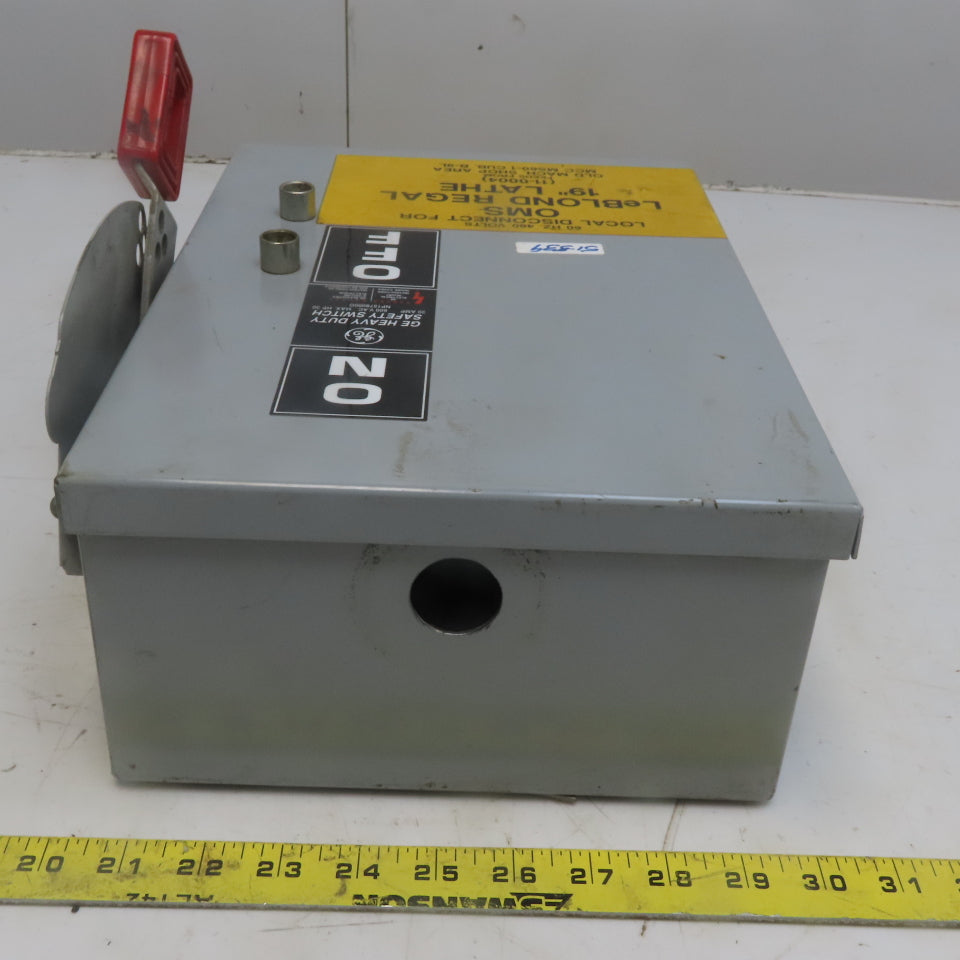 Ge General Electric THN3361J Non Fused Disconnect Switch 30A 600V 3 Pole