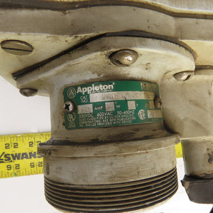Appleton WSRD6352 60A Heavy Duty Fusible Safety Disconnect Switch 600V WRDK6034