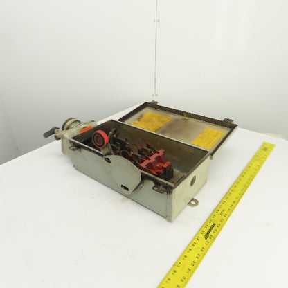 Appleton WSRD6352 60A Heavy Duty Fusible Safety Disconnect Switch 600V WRDK6034