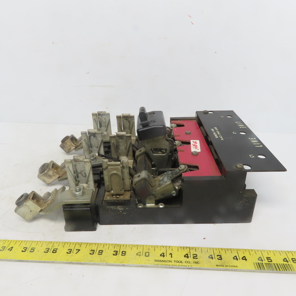 GE General Electric THMS34V2 QMR 3 Pole MW200 600V Fusible Disconnect Switch