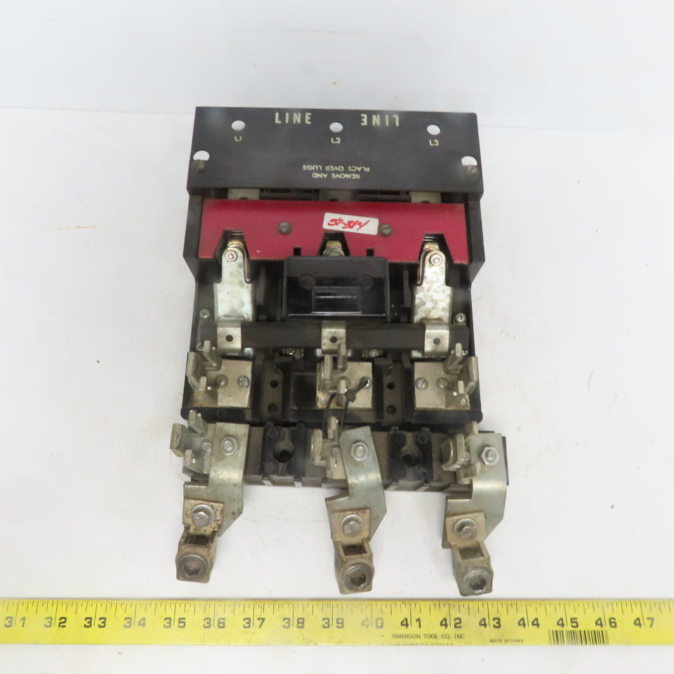 GE General Electric THMS34V2 QMR 3 Pole MW200 600V Fusible Disconnect Switch