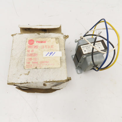 Trane 35806009 TRN-101 120V Primary 24VAC Secondary 40A Transformer