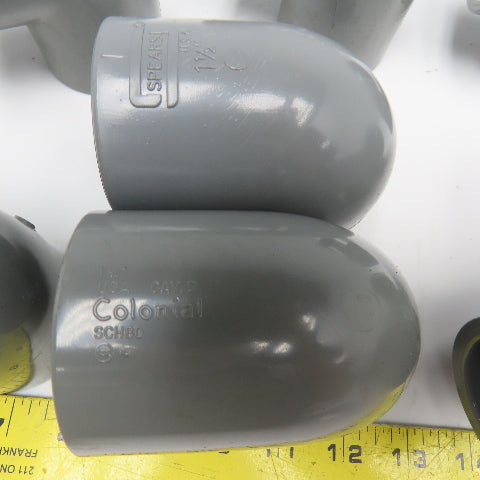 Spears & Colonial 1-1/2" SCH80 90° Elbow Lot Of 9