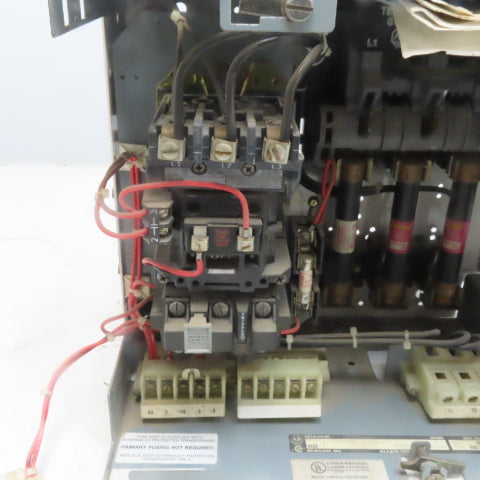 Allen Bradley YUW934216/1AG Size 1 Mcc Motor Starter Bucket 10Hp 480V 3ph 3 Pole